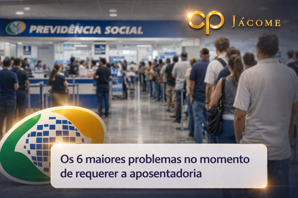Erros no requerimento de aposentadoria são mais comuns do que se imagina e, na maioria das vezes, totalmente evitáveis. As falhas mais frequentes envolvem inconsistências no CNIS, documentação incompleta, escolha inadequada da regra ou do tipo de benefício. Como o INSS analisa o direito com base em dados e provas, qualquer informação incorreta ou ausência documental pode resultar em indeferimento ou concessão com valor inferior. A forma de evitar esses problemas é simples, mas exige atenção: revisar previamente o histórico contributivo, organizar documentos de forma técnica, verificar o cumprimento de todos os requisitos e planejar o melhor momento e modalidade de aposentadoria, garantindo assim um processo mais seguro, rápido e financeiramente vantajoso. Os 6 maiores problemas no momento de requerer a aposentadoria 