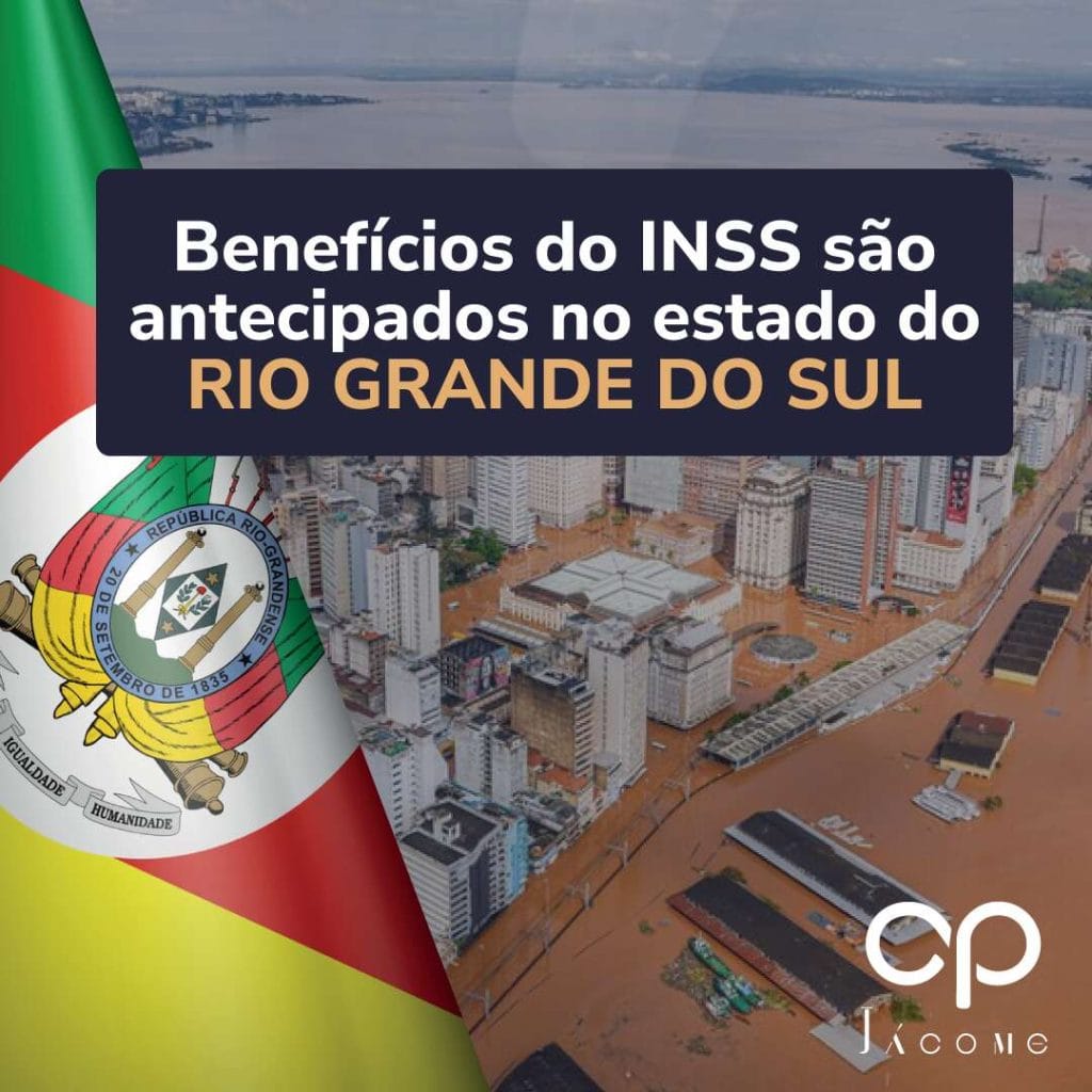 Especialistas em Direito Previdenciário alertam que o INSS vai antecipar o pagamento dos benefícios previdenciários para quem reside nos municípios do Estado do Rio Grande do Sul atingidos pela enchente. Acompanhe todas as informações, e descubra quais beneficiários poderão antecipar seus benefícios. Benefícios do INSS são antecipados no Rio Grande do Sul