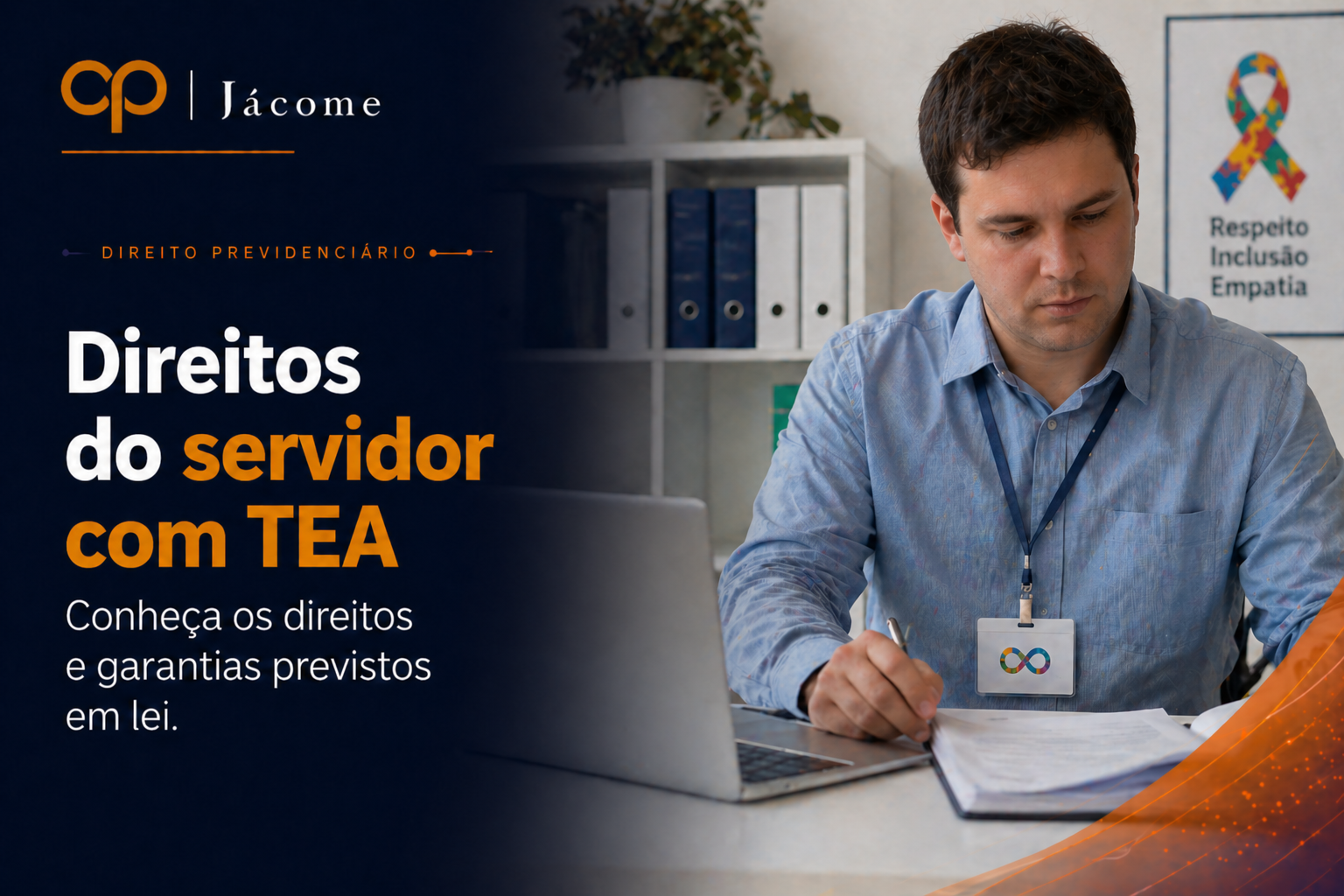 Os servidores públicos com Transtorno do Espectro Autista (TEA) possuem direitos garantidos por lei que asseguram inclusão, dignidade e condições adequadas de trabalho. Entre eles, destacam-se a possibilidade de redução de jornada sem prejuízo salarial (em determinados casos), adaptações no ambiente laboral, prioridade em processos administrativos e proteção contra discriminação. Além disso, podem se aposentar com requisitos menores de tempo de contribuição, dependendo do grau da deficiência, e com idade reduzida, conforme as regras aplicáveis às pessoas com deficiência. Direitos do servidor com TEA
