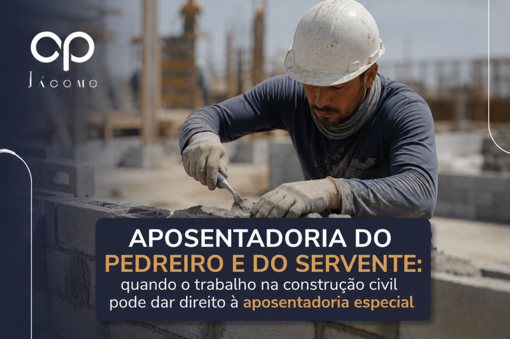A aposentadoria especial do pedreiro e do servente pode ser possível quando o trabalho ocorre em condições prejudiciais à saúde ou à integridade física. A profissão, por si só, não garante o benefício: é necessário comprovar a exposição a agentes nocivos durante o trabalho. Documentos como PPP, LTCAT e laudos técnicos podem ser fundamentais para demonstrar as condições especiais da atividade. Além disso, uma decisão do STF em 2026 afastou a exigência de idade mínima para a aposentadoria especial prevista na Reforma da Previdência. Aposentadoria do pedreiro e do servente