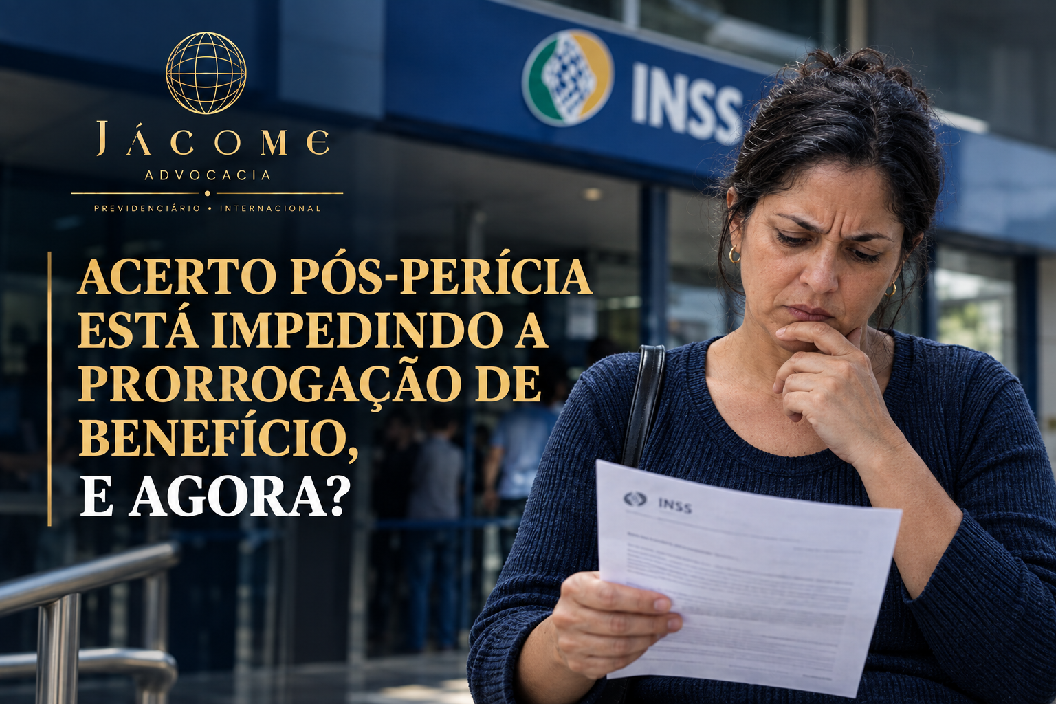 O Acerto Pós-Perícia do INSS continua existindo em 2026 e pode ser necessário quando uma pendência administrativa impede a conclusão do benefício após a perícia médica. Saiba como solicitar o serviço pela Central 135, quais documentos podem ser exigidos e o que fazer se o pedido continuar parado. Entenda também a diferença entre acerto pós-perícia e recurso contra o indeferimento. O procedimento não garante a concessão do benefício, mas pode permitir que a análise seja concluída. Veja quando buscar orientação jurídica. Acerto pós-perícia está impedindo a prorrogação de benefício, e agora?