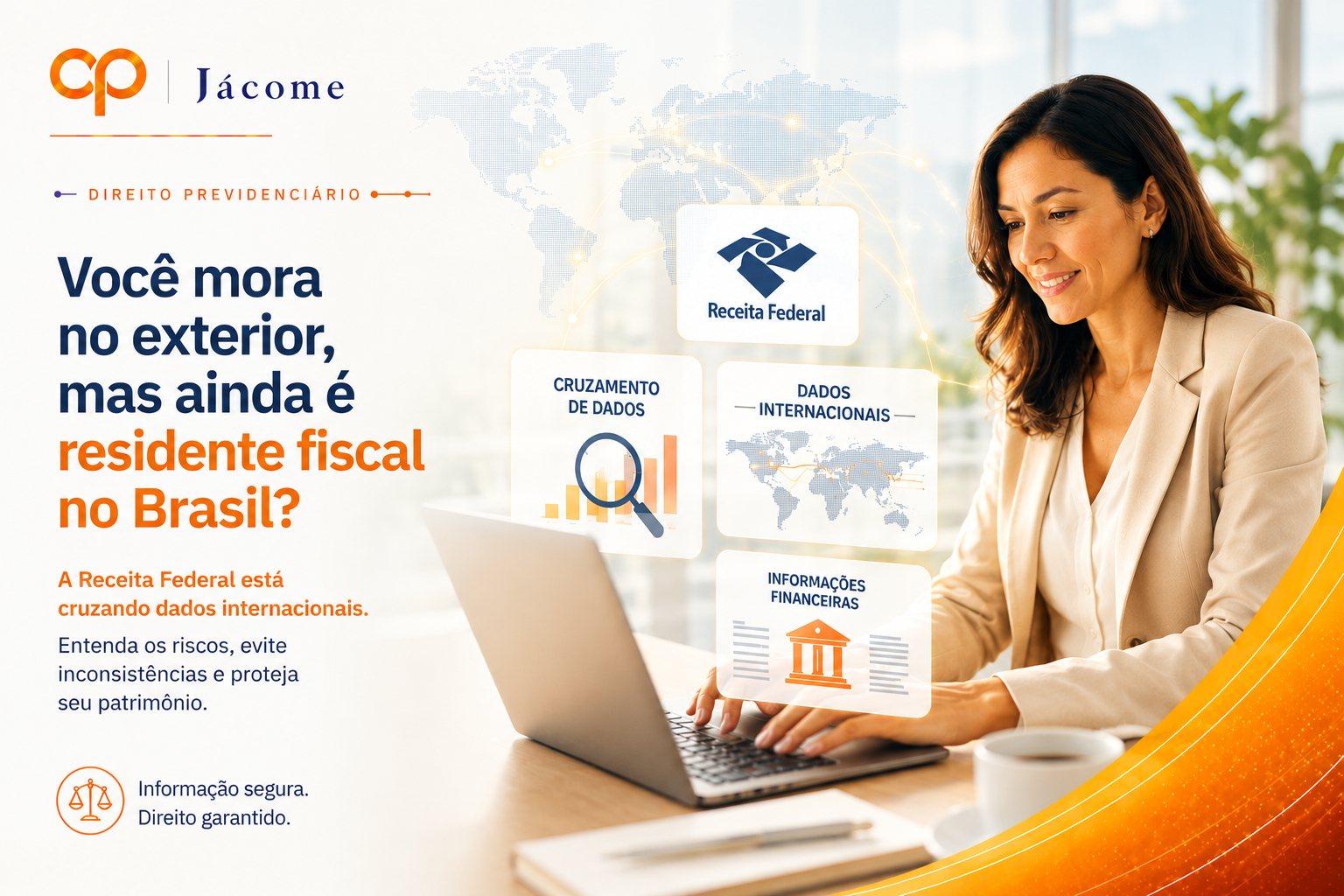 A saída fiscal é o procedimento que formaliza o encerramento da residência fiscal no Brasil para quem passa a viver no exterior. Muitos brasileiros acreditam que a simples mudança para outro país é suficiente para deixar de ser residente fiscal, mas a legislação exige o cumprimento de formalidades específicas perante a Receita Federal. Com o avanço dos mecanismos de cruzamento de dados e do intercâmbio internacional de informações, tornou-se cada vez mais importante manter a situação fiscal alinhada à realidade do contribuinte, evitando inconsistências que possam gerar questionamentos futuros. Neste artigo, você entenderá quem deve realizar a saída fiscal, quais são as etapas necessárias para sua regularização, os riscos de permanecer como residente fiscal indevidamente e as medidas que ajudam a proteger seu patrimônio e sua segurança jurídica ao viver no exterior. Você mora no exterior, mas ainda é residente fiscal no Brasil?