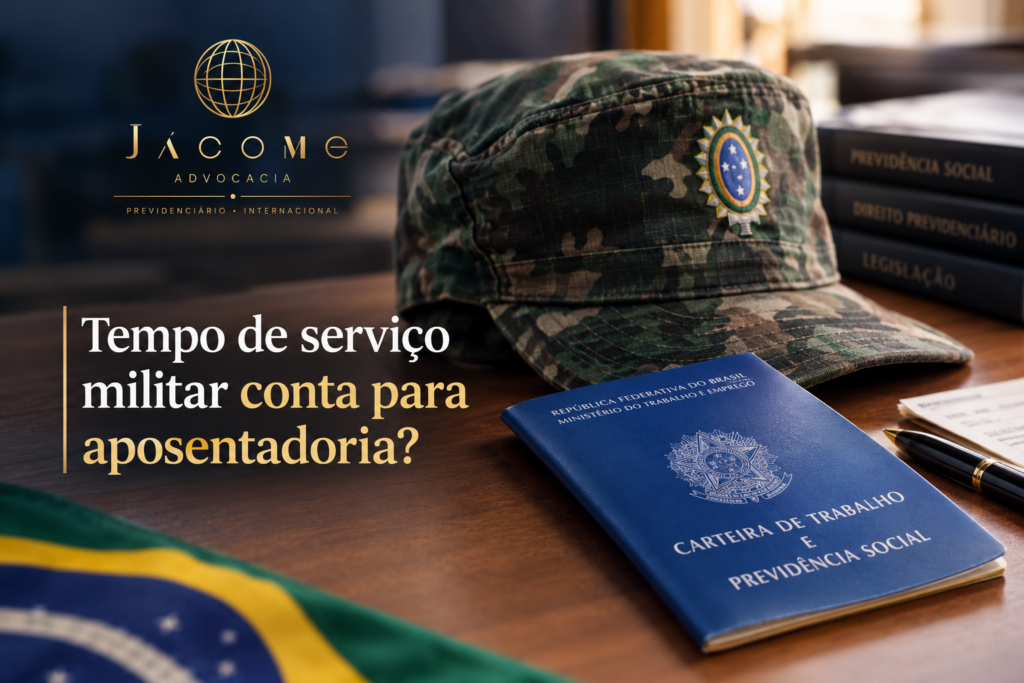 O tempo de serviço militar pode ser contado para a aposentadoria pelo INSS, inclusive quando o período foi prestado antes da filiação ao RGPS. A legislação permite o aproveitamento do serviço militar obrigatório e voluntário, desde que o período seja devidamente comprovado e não tenha sido utilizado para outra aposentadoria ou inatividade militar. Veja quais documentos são necessários para averbar esse tempo, como funciona a contagem recíproca e quais cuidados devem ser observados. Entenda também se o período militar pode contar para carência e o que fazer quando ele não aparece no CNIS. Confira como o tempo de serviço militar pode influenciar o planejamento e o cálculo da sua aposentadoria. Tempo de serviço militar conta para aposentadoria?