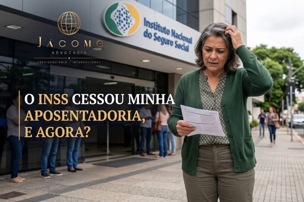 O INSS pode cessar uma aposentadoria após uma revisão, mas a decisão pode ser contestada pelo segurado. Entenda os principais motivos que podem levar à cessação do benefício e a diferença entre suspensão e cessação. Saiba o que fazer ao receber uma notificação do INSS e quais documentos podem ser necessários para apresentar sua defesa. Veja também como funciona o recurso administrativo e quando pode ser possível recorrer à Justiça. Entenda ainda em quais situações o benefício pode ser restabelecido e os valores atrasados podem ser devidos. O INSS cessou minha aposentadoria, e agora?
