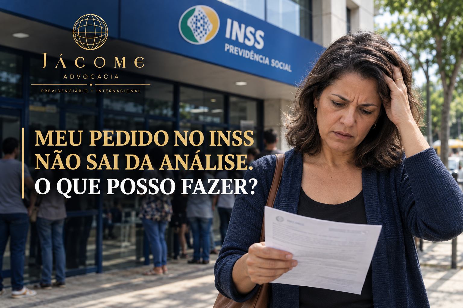 Meu pedido no INSS está em análise há muito tempo: o que fazer? Entenda os prazos para análise dos benefícios, como verificar se existe alguma exigência ou pendência no Meu INSS e quais providências podem ser tomadas diante da demora. Saiba quando é possível reclamar pelo 135 ou pela Ouvidoria e em quais situações a demora do INSS pode ser questionada na Justiça. Veja também a diferença entre pedir a conclusão de um requerimento e discutir o direito ao benefício. Confira o que fazer para não ficar esperando indefinidamente por uma resposta do INSS. Meu pedido no INSS não sai da análise, o que posso fazer?
