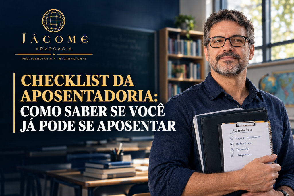 Como saber se você já pode se aposentar em 2026? Confira os requisitos do INSS, as regras de transição, o tempo de contribuição e a documentação necessária. Saiba como consultar o CNIS, corrigir vínculos e salários, utilizar a simulação do Meu INSS e verificar se você tem direito à aposentadoria por idade, por pontos, especial ou rural. Veja o checklist completo antes de fazer seu pedido e entenda quando o planejamento previdenciário pode ajudar. Checklist para saber se você já pode pedir aposentadoria