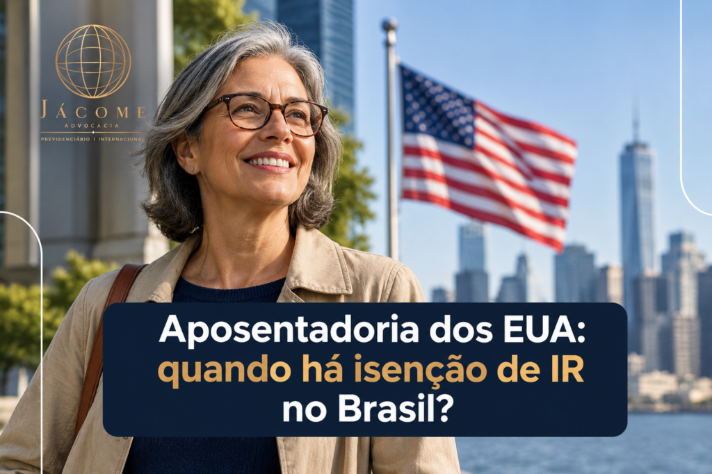 Receber aposentadoria dos Estados Unidos não significa que o rendimento será necessariamente tributado no Brasil. Em determinadas situações, a legislação brasileira permite a isenção do Imposto de Renda por moléstia grave, inclusive para aposentadorias pagas por fonte localizada no exterior. Para isso, é necessário analisar a residência fiscal, a natureza do benefício e o enquadramento da doença nas hipóteses previstas em lei. A isenção não se aplica automaticamente a qualquer doença ou incapacidade. Neste artigo, entenda quando a aposentadoria dos EUA pode ter isenção de IR no Brasil e quais requisitos devem ser observados. Aposentadoria dos EUA: quando há isenção de IR no Brasil?