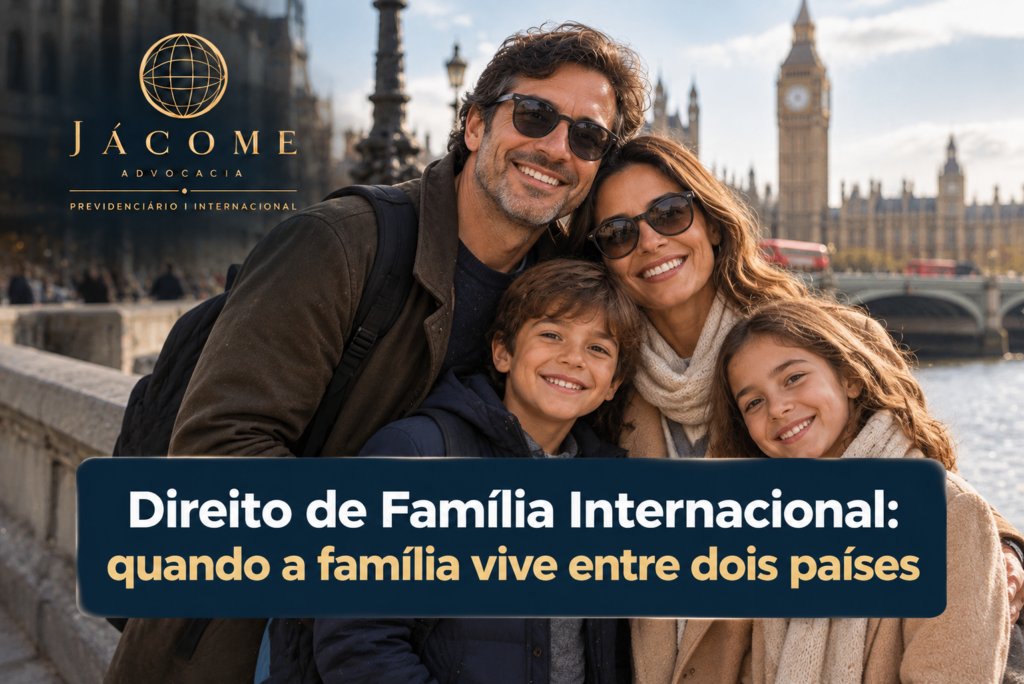 O Direito de Família Internacional trata de situações familiares que envolvem o Brasil e outros países, como casamento, divórcio, guarda de filhos, pensão alimentícia e partilha de bens. Quando a família vive entre diferentes países, é necessário analisar qual legislação se aplica e qual autoridade pode decidir cada questão. Decisões estrangeiras também podem precisar de reconhecimento para produzir efeitos no Brasil. Mudanças internacionais podem ainda trazer consequências relacionadas à residência fiscal e à tributação. Quem trabalhou no Brasil e no exterior deve verificar a existência de acordos internacionais de Previdência Social. Uma análise integrada ajuda a proteger direitos familiares, patrimoniais, tributários e previdenciários. Direito de Família Internacional